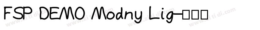 FSP DEMO Modny Lig字体转换 FSP DEMO Modny Lig字体转换